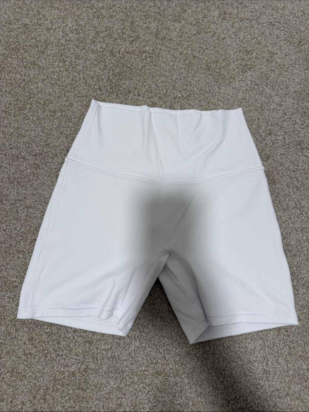 Mid rise biker shorts